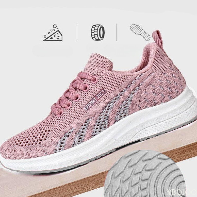 Breathable Mesh Athletic Shoes - Chaussures de sport pour femmes, grandes