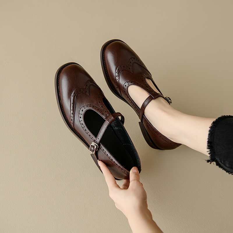 Boots - Escarpins en cuir fendu pour femmes,